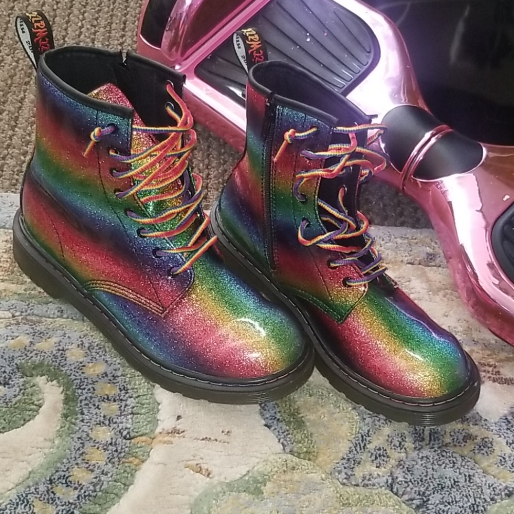 Girls combat boot